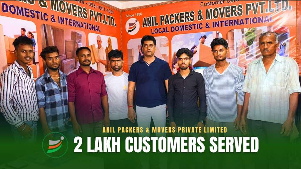 Anil Packers & Movers Private Limited reaches a new milestone: 200,000 customers served.