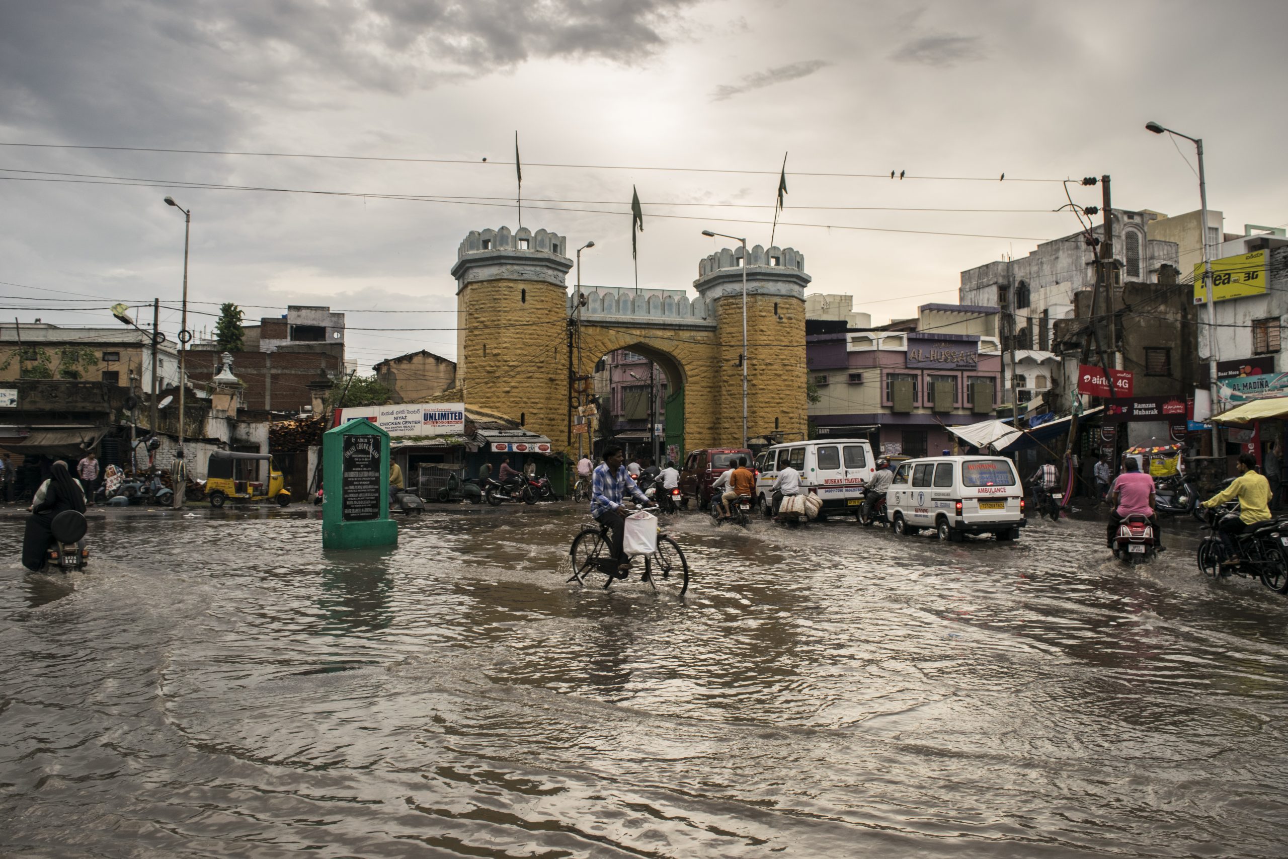 Hyderabad after heavy rain (representative image)